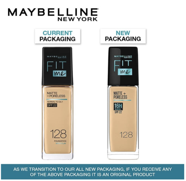 Maybelline New York Fit Me Matte + Poreless 16H Oil Control Compact Powder - 128 Warm Nude(6g) - Image 4